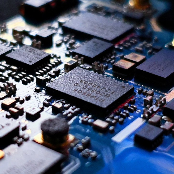 Blue Circuit Board