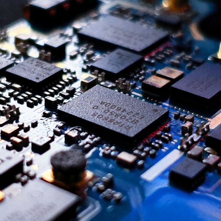 Blue Circuit Board